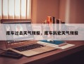 库车过去天气预报，库车历史天气预报