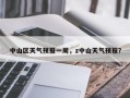 中山区天气预报一周，z中山天气预报？