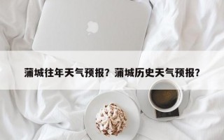 蒲城往年天气预报？蒲城历史天气预报？