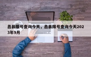 蠡县限号查询今天，蠡县限号查询今天2023年9月